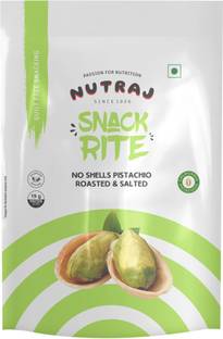 Nutraj Snackrite No Shell Pistachio Kernels 100g, California Roasted Salted Pistachios