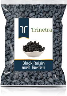 Trinetra Kali Kishmish (Black Raisins) 100gm Pack Raisins