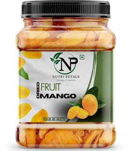 nutri petals Premium Dried Mango Slice | Dehydrated Mango | Organic Dry Mango Pieces Mango