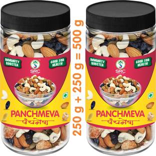 SRC Creations PANCHMEVA | Healthy Food | Prasad ke liye Uttam Almonds, Cashews, Dry Dates, Raisins