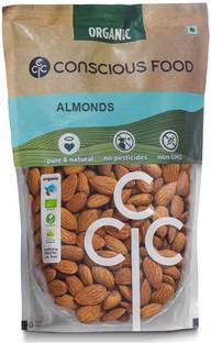 Conscious Food Organic Almonds 250g | Premium quality, Healthy snack Almonds