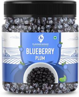 Flavour Mosaic Dried Blueberry Plum | Unsweetened Blueberries | Rich in Vitamins & Fibers Blueberry