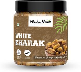 anshu farm White Kharak | Dry Dates | Naturally Sweet & Nutritious Dry Dates