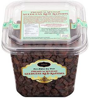 Aafarin Premium Afghan SEEDLESS RED Raisins ( LAL KISHMISH / Flame Raisins) (250 GRM) Raisins