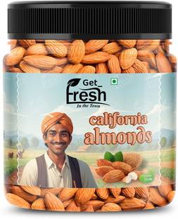 Get Fresh Premium Naturals California Almonds-Nutritious Snack for Baking, Cooking & More| Almonds