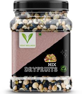 vedic Wellness Premium Fruit, Nut & Fiber SuperMix, Healthy Mixed Nuts with Dry Fruits