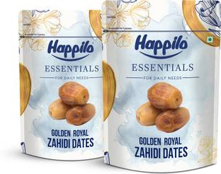 Happilo Essentials Golden Royal Zahidi Dates, Rich in Nutrients, Vitamins, Minerals, Dates