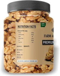 Farm & Farmers Premium Walnut Kernels (Akhrot Giri) Walnut Without Shell- 175 GM| Walnuts