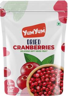YUM YUM Premium Dried Cranberry 200g | Natural Dried Cranberries