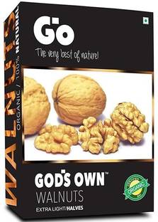 GOS GODS OWN Kashmiri Extra Light Halves Walnuts kernels(Without Shells) 250 gm | Walnuts Walnuts