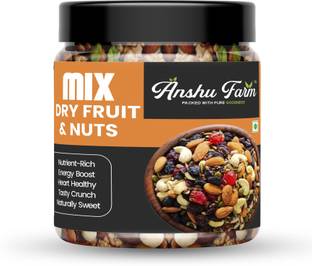 anshu farm Mixed Dry Fruits | Nutritious Snack Mix | Crunchy & Wholesome Delight Assorted Nuts