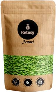 ketosy Fennel Seeds Peppermint Coated (Scented Mouth Freshner) Kernels