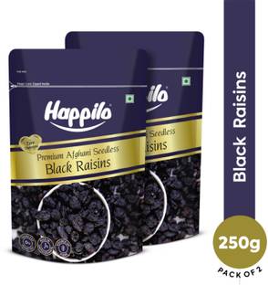 Happilo Premium Afghani Seedless Black Raisins