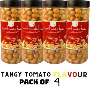 AMAKHA Makhana Roasted Flavoured tangy tomato chilli Fox Nut