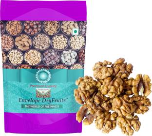 Envelope Dryfruits WALNUT KERNELS BIG SIZE AKHROT GIRI (WITHOUT SHELL) VACCUM PACKED Walnuts