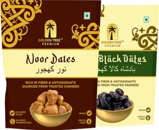 Golden Tree Premium Dates Combo | Rich in fiber| Vitamin| Minerals Low Cholesterol Dry Dates