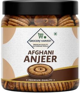 GROCERY HARVEST Anjeer | Sweet & Chewy | Dry Fruits | Ideal for Snacking, Smoothies, Desserts Figs