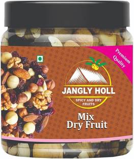 JUNGLY HOLL Healthy Dry Fruits Mix, Fit for Fasting | Healthy Mixed Nuts Almonds, Cashews, Watermelon, Raisins