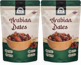 WONDERLAND Foods Premium Arabian Dates 1Kg | Soft And Chewy Texture Khajur | Khajoor Dates