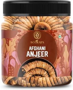 Ecoeats Natural Afghani Anjeer Figs Dry Fruits, Dry Fruits, Dry Figs, Dry Anjeer Figs