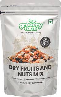 Grocery Farm Healthy Fitness Dry Fruit and Nut Mix Almonds, Cashews, Raisins, Pistachios