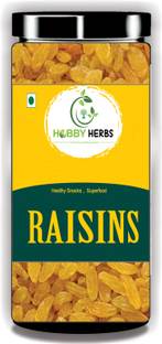 Hobby Herbs Raisins 200g Kishmish | Long Raisins sweet | Dry Grapes Raisins