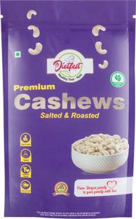 DIETFEST Salted & Roasted Cashews W240- Crunchy & Healthy Snack Cashews