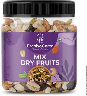 FreshoCartz Healthy Mix Dry Fruits | Dry Fruits Mix | Mixture of Nuts and Dry Fruits | Almonds, Apricots, Cashews, Pistachios, Raisins, Walnuts, Assorted Fruits & Nuts
