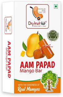 Dry Fruit Hub Aam papad 400gms, Premium Khatta Aam Papad Slice Bar Mango