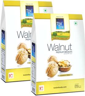Tim Tim Premium Broken Walnuts Kernels (Pack of ) Each 250g Walnuts