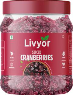 LIVYOR Premium Sliced Cranberries | Natural Dried Cranberries