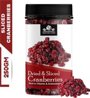 NATURE YARD Dried & Sliced Cranberry Dry fruit for eating Cranberries