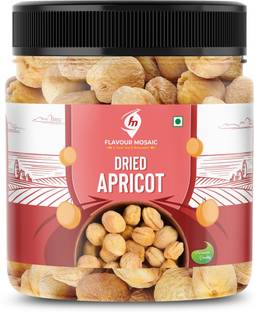 Flavour Mosaic Dried Apricots | 100% Natural High Fibre, No Added Sugar, Healthy Snack Apricots