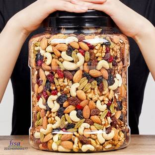 HARIYAM Mix Dry Fruit | Panchmeva [250 GM] JAR Almonds, Cashews, Raisins, Dry Dates, Assorted Fruits & Nuts, Assorted Seeds & Nuts