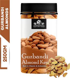 NATURE YARD Orignal Afghan Gurbandi Almond / Badam Giri - 100% Pure & Natural - 250GM Almonds