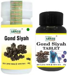 Sansu siyah 50g + Gond siyah tablet (30tab) Combo Pack Dried Gum