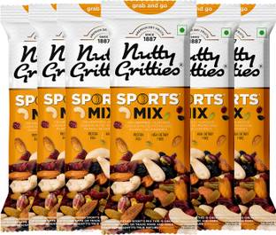 Nutty Gritties Grab and go Sports Mix - dryfruits Roasted Almonds, Cashews, Pistachios, Blueberry, Cranberries, Raisins