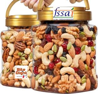 Bite Of Dight Natural&Premium mix fruits | 9 in 1 mix fruits in 1 box | 1kg Assorted Fruit