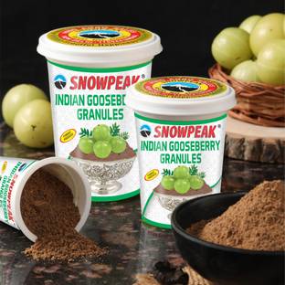 SNOWPEAK 100% Natural & Pure Indian Gooseberry Granules Pack of 3 Amla
