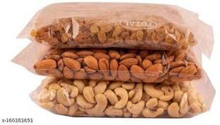 hanumant enterprises (100GMS EACH) CASHEWS(KAJU),ALMONDS(BADAM),RAISINS(DAKH/KISHMISH) dry fruits Assorted Nuts