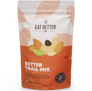 EAT BETTER CO Nuts & Seed Mix - Roasted & Spiced - Almonds, Cashews, Raisins and Super Seeds Assorted Seeds & Nuts