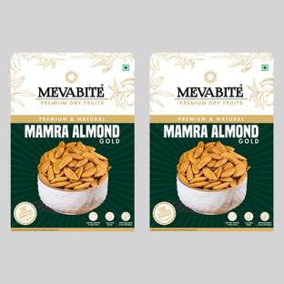MEVABITE Natural Premium Mamra Gold Almonds - 500gm | Bold Mamra Badam Giri, Dry Fruit Almonds