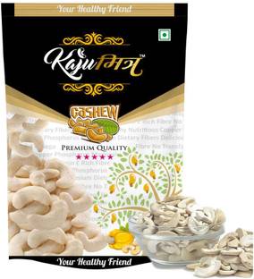 KajuMitra JH Raw & Natural 2 piece cashews| Kaju Tukda| Split and broken Cashews