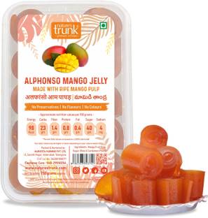 Nature's Trunk Alphonso Mango Jelly | Aam Papad | Mango Jelly | Mamidi Tandra Mango