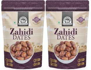 WONDERLAND Foods - Dry Fruits Zahidi Dates 800g (400g X 2) Pouch | Soft Khajoor Dates