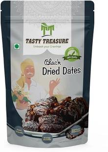 TASTY TREASURE Saudi Arabia Black Dates Khajur/Khajoor/Khejur Dry Fruits | Delicious Dry Dates
