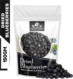 NATURE YARD Dried Whole Blueberry Blueberries - 150gm- Natural , dehydrated Blueberry