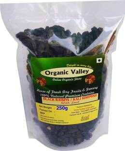 Organic Valley Black Raisins with seeds 250g Raisins