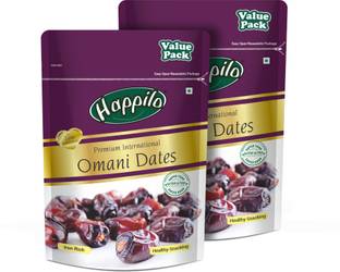 Happilo Premium International Omani Dates Super Saver Pack, Healthy Snacks Dates