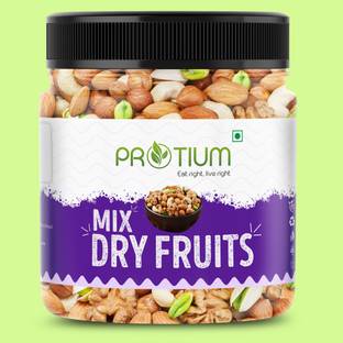PROTIUM 4NmixDryFruits 500gm Panchmeva Jar, Almonds,Cashews,Raisins,Dry Dates,Pistachios